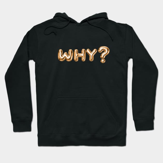Why? Hoodie by NonsenseArt